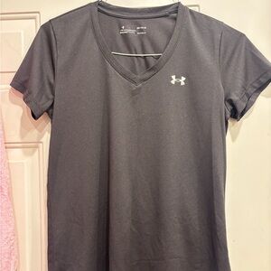 Under Armour Women's Charcoal V-Neck Tee